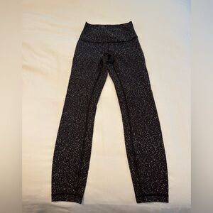Lululemon Athletica Black Speckled Leggings